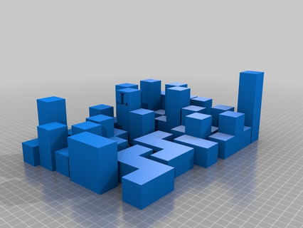 puzzle cube 3d impression 3d print model - Mito3D