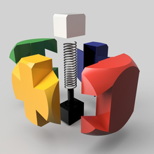 puzzle cube 11 jeu cerveau de vitesse casse-t&ecirc te puzzles 3d print model - Mito3D
