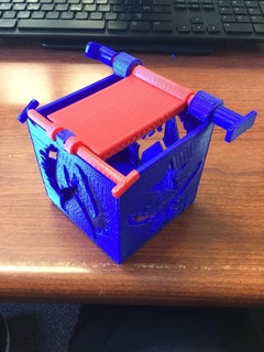 puzzle cubo Astuccio guaina scatola edifici strutture 3d print model - Mito3D