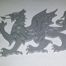 puzzle dragon Spiel Rätsel 3d print model - Mito3D