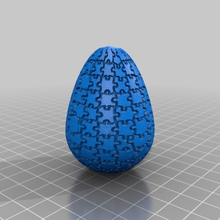 puzzle egg home household 3d print model - Mito3D