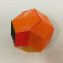 puzzle golden rhombohedra bilinski dodecahedron rhomibc triacontahedron game 3d print model - Mito3D