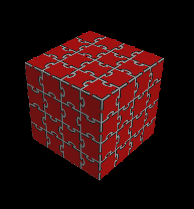 puzzle scie sauteuse cube sphère décoration Accueil maison jouet gadget 3D print model - Mito3D