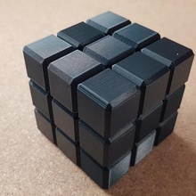 puzzle magnético de cubo juego el dolor cabeza cerebro ocio juguete 3d print model - Mito3D