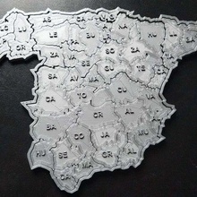 puzzle mapa espa por provinces communautés autonome 3d print model - Mito3D