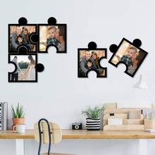 puzzle photo frames home photos art artistic wall decoration 3d living gadget picture pictures memories family 3d print model - Mito3D