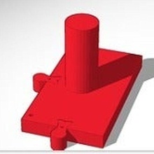 puzzle pezzo filamento bobina titolare supporto attrezzo 3d stampante parti 3d print model - Mito3D