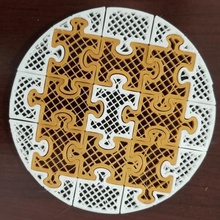 puzzle plate game 3d print model - Mito3D