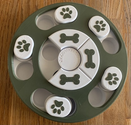 puzzle pour chien game casse-tete dog 3d print model - Mito3D