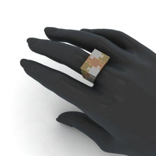 bulmaca 3d yazıcı modeli yüzük takı yazdırılabilir mücevher Gümüş altın 3d print model - Mito3D