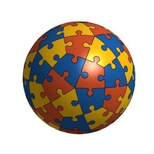 puzzle sphere 3d toy 3d print model - Mito3D