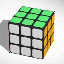 rompecabezas de juguete rubick cubo 3x3x3 colores juego 3d print model - Mito3D