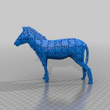 bulmaca zebra oyun oyuncak 3d print model - Mito3D