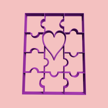 Rätsel Valentinstag Liebe Schneider Formen Cutter Puzzle 3d print model - Mito3D