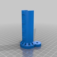pvc corrugated pipe 16mm holder flsun cube tool 3d printer parts 3d print model - Mito3D