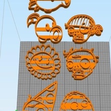 pvz Ausstechformen verschiedene Pflanzen zombies vs Videospiel cookie cutter 3d print model - Mito3D
