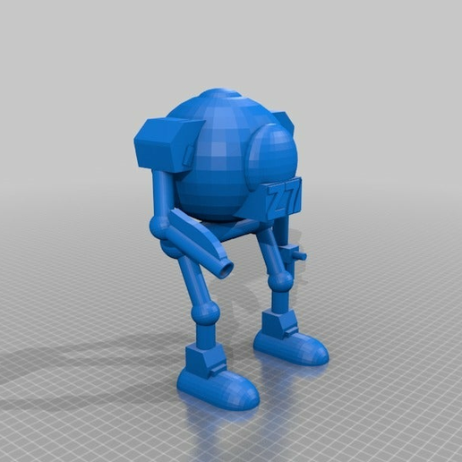 pvz gw z7 mech 3d_printing 3D print model - Mito3D