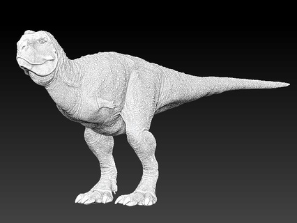 picnonemosaurus noivas projeto chapada Abelisaur abelisauridae Brasil guimares dinossauro dinossauros jangada roncador mato grosso paleoarte paleontologia biologia 3d print model - Mito3D