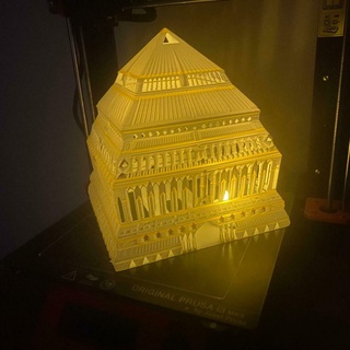 pyra temple lantern Home architecture mars colony map game toy space 3d print model - Mito3D