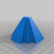 pyramid architecture buildings structures 3d print model - Mito3D