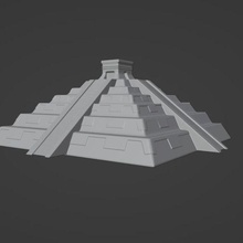 piramit mimari Sanat 3d model 3d print model - Mito3D