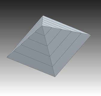 pyramid art architecture 3d print model - Mito3D