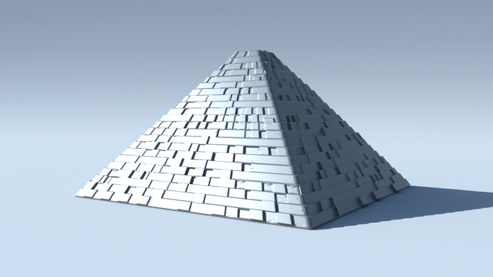 pirâmide egito mapa scifi magia 3d print model - Mito3D