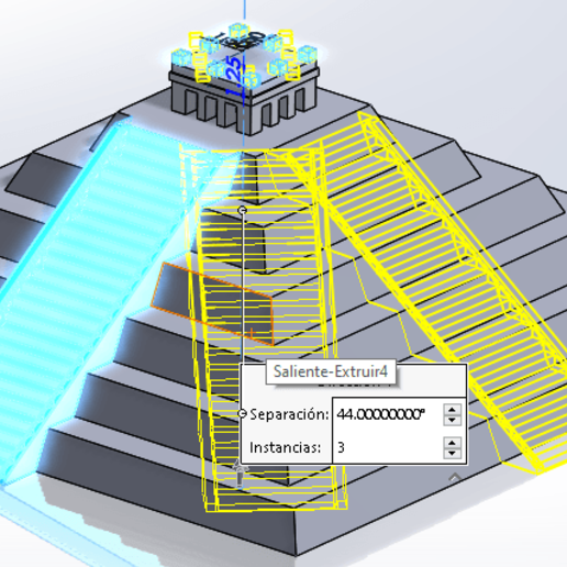 pyramid architecture construction 3D print model - Mito3D