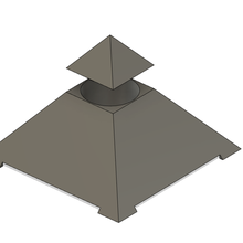 pyramid box - container 3d print model - Mito3D