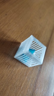 pyramid cage Game puzzle 3d print model - Mito3D