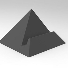 pyramid cell phone holder tool 3d print model - Mito3D