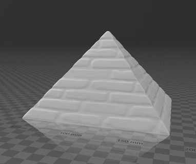 pirâmide cheops egito 3d print model - Mito3D