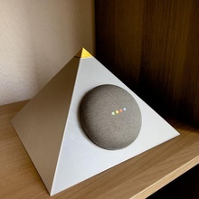 pyramid dock - google mini 3d print model - Mito3D