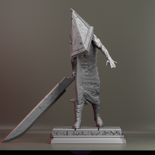 pirâmide cabeça ventilador arte silencioso Colina 2 3d impressão modelo jogos morto luz colecionável Horror videogame nerd 3d print model - Mito3D
