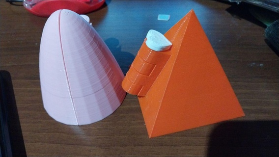 piramide incenso muffa sahumerio 3d print model - Mito3D