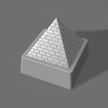 pyramid keycap cherrymx mechanicalkeycap custom egypt game movie 3d print model - Mito3D