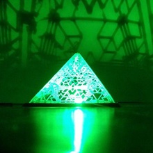 pyramid light home decor xmas new year halloween 3d print model - Mito3D