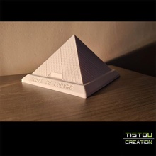pyramide persienne architecture Paris monuments 3d print model - Mito3D