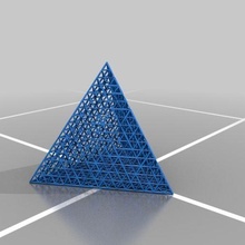 piramideon arte decoração luz Combine matemática pirâmide 3d print model - Mito3D