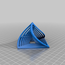 pyramids ii home decor 3d print model - Mito3D