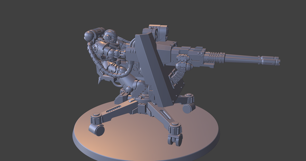 pyre attack assisted tower jojoba fire strike turret jarhead techno marine 42k space 3d print model - Mito3D