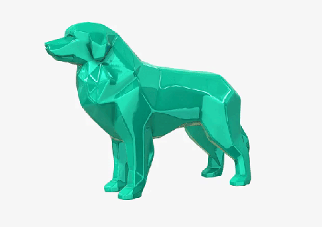 pirenaico montanha arte chien Montanha des pirineus cão mamífero presente animal decoração miniaturas escultura estátua brinquedo 3d print model - Mito3D