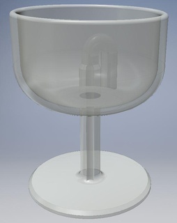 pythagoras type glass cutter cut 3d print model - Mito3D