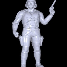 Pitão capitão sangue gi joe cobra paródia açao figura brinquedo tampo mesa jogos 3d print model - Mito3D