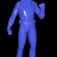 Pitão Comandante gi joe cobra paródia açao figura tampo mesa jogos 1980 retro brinquedo 3d print model - Mito3D