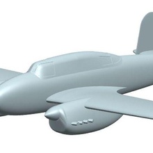 pzl 38 1 72 escala modelo artilugio juguete avión escritorio 3d print model - Mito3D