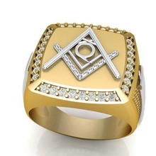 q - letra de el anillo sellar la joyería carta alfabetos singet signetring diamante oro plata platino zbrush letras 3dprintable imprimible cnc joya jewells señores los anillos 3d print model - Mito3D