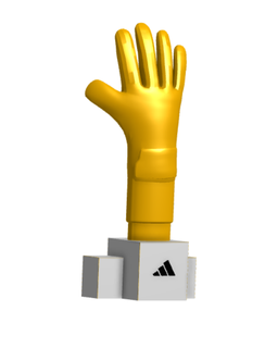 qatar 2022 trophy key ring dibu martinez emiliano archer best goalkeeper glove golden gold world champions cup 3d print model - Mito3D