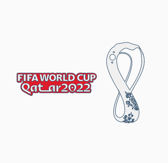 qatar 2022 world cup logo word soccer argentina champion stl design 3d print printer printing 3d print model - Mito3D