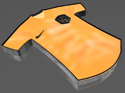 Katar 2022 Welt Tasse shirt Lampe Niederlande National Mannschaft Farbe Kunst Lithophanie Licht Box LED Fußball Auswahl Geschenk Länder niedrig 3d print model - Mito3D